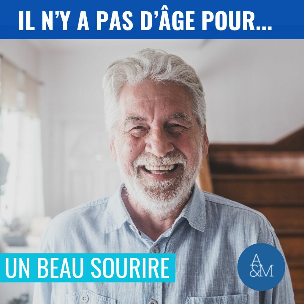 Il n'y a pas d'âge pour un beau sourire