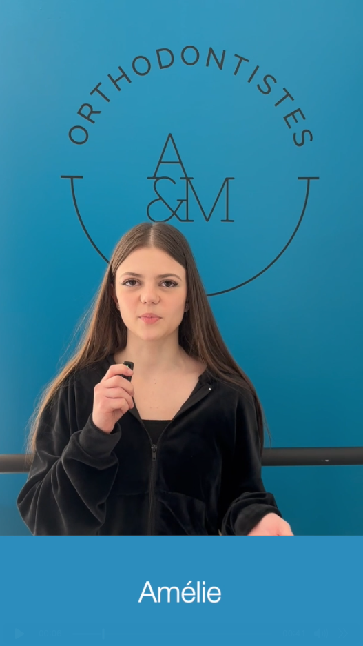 Stage en orthodontie - Amélie